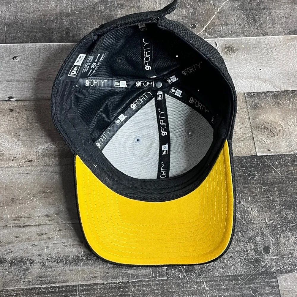 New Era Pittsburgh Pirates MLB Hat Grey Black Mesh Adjustable Baseball Cap